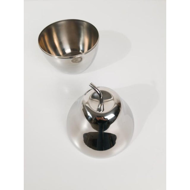 Pop Stainless Steel Pear Ice Bucket in the style of Sottsass, Italy, 1970s For Sale - Image 11 of 13
