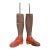 18th Century Portuguese Wooden Saint Legs For Sale