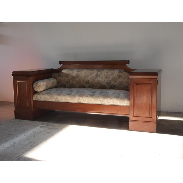 Empire Danish Oak Sofa, 1800s For Sale - Image 13 of 18