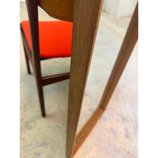 Brown Oak Mirror by Riis Antonsen, 1971 For Sale - Image 8 of 11