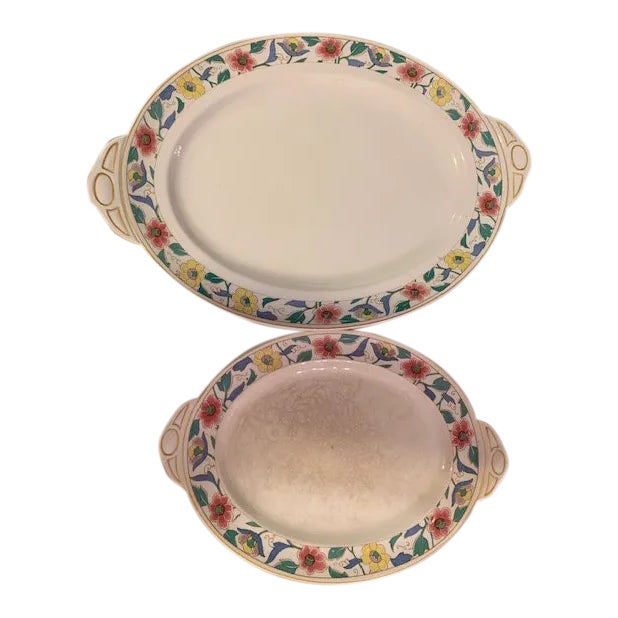 Vintage Pareek Large Platters - a Pair For Sale