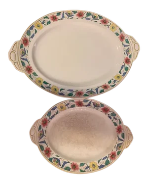 Vintage Pareek Large Platters - a Pair