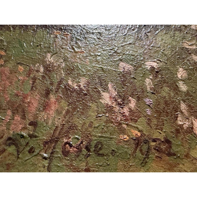 Alfred Hesse, Hann Münden Göttingen Castle Ruins Weserbergland, 1932, Oil on Canvas For Sale - Image 3 of 13