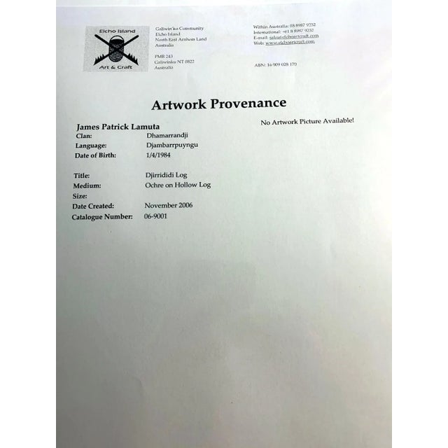 Wood Australian Aboriginal Painted TOTEM Pole from Elcho Island For Sale - Image 7 of 8