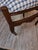 Great looking French Walnut Tall Back Side chair in new Crisp Blue and White Check Designer Upholstery. If you need an...