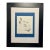 1990s Vintage Hand Colored White Cat Etching by California Artist Marcos Guerrero, Framed For Sale