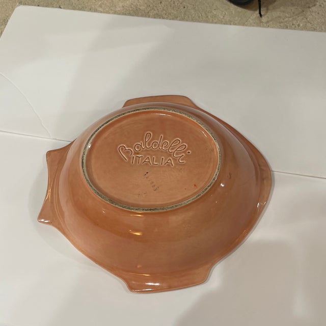 1950s Fish Bowl Italian Baldelli Fine Ceramic Sculpture For Sale - Image 5 of 10