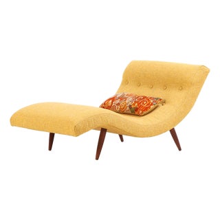 Attributed Adrian Pearsall Wave Chaise Lounge – Mid 20th Century For Sale