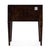 Kai 24 in. W Rectangular Burl Wood 2 Drawer End Table, Dark Burl For Sale - Image 9 of 11