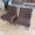 These custom made slippers chairs bridge the gap between mid-century and modern. The pair is made from scratch by artisans...