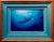 Robert Wyland Dolphin & her Baby -Pacific Home 1990-Original Oil painting oil painting on canvas -Signed and dated 1990...
