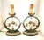 Authentic matching pair of antique lamps signed Moe Bridges Co. 41841 Milwaukee on the bottom of each lamp. They are in...