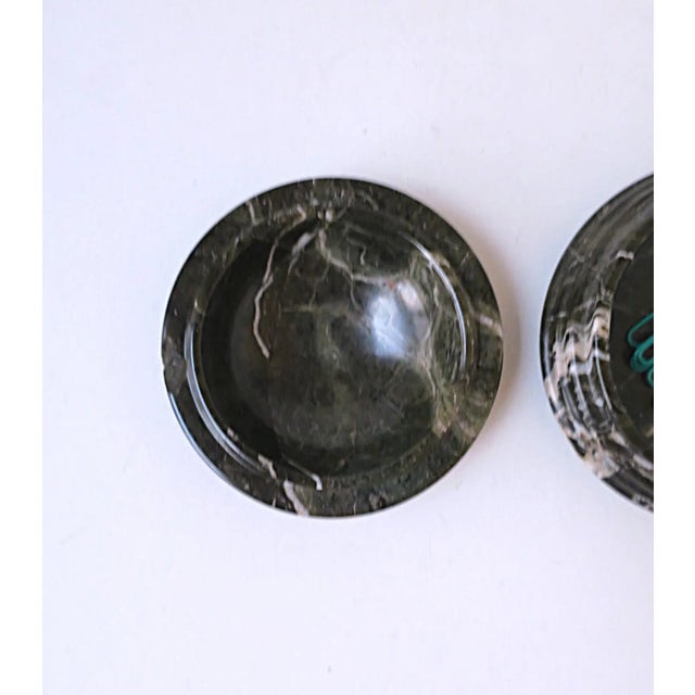 Marble Jewlery or Desk Box Dark Green For Sale - Image 12 of 14