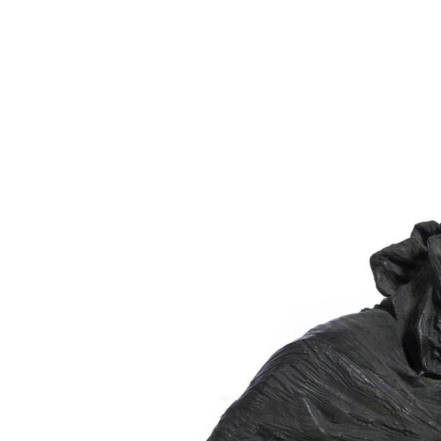 Sculpture - Alves de Sousa - Rescue of Luisa Todi. Bronze sculptural group; mounted on a marble base. Decorative piece...