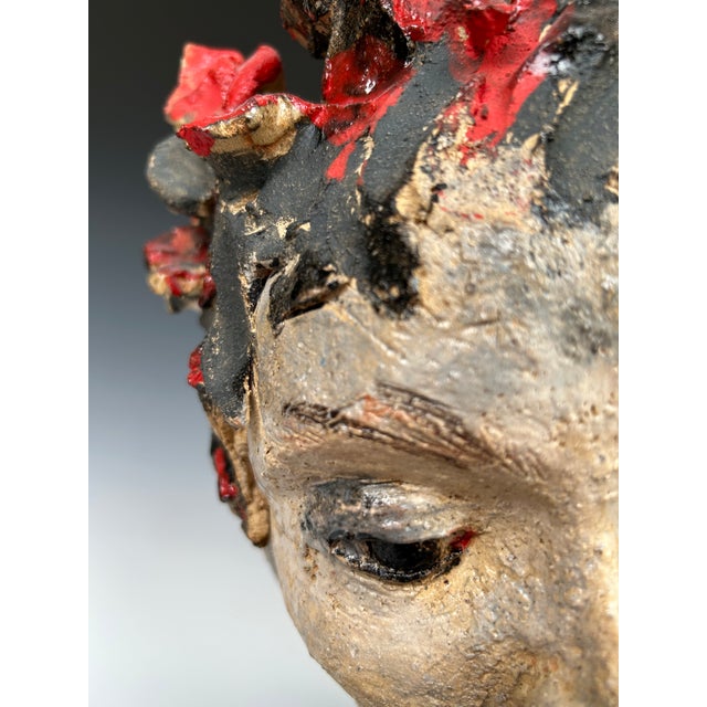 2020s Rosemary, a Handcrafted Sculpture of a Demure and Contemplative Woman . For Sale - Image 5 of 7