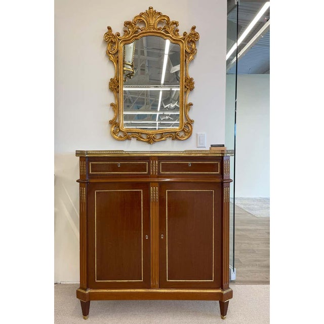 Pair of Italian Gilt Wood Wall or Console Mirrors For Sale - Image 9 of 11