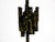 Large Italian Sculptural Brutalist Iron Candleholder by Marcello Fantoni, 1950s For Sale - Image 6 of 14