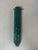 Metal 1980s Karl Springer Purcell Brass + Aqua Glass Wall Sconce For Sale - Image 7 of 12
