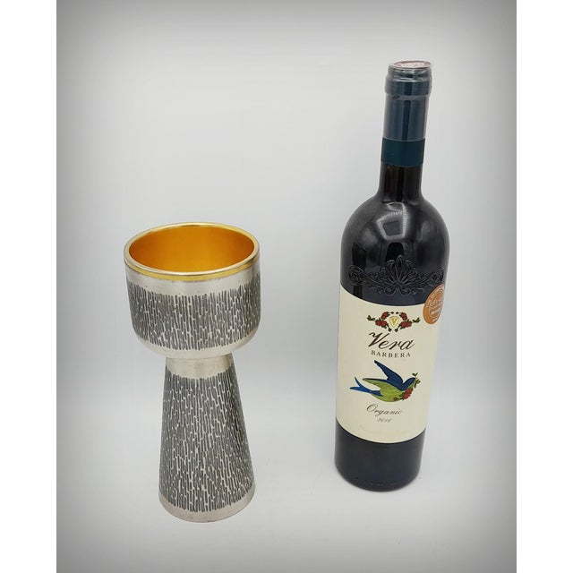 Brutalist Metal Chalice, Spain, 1960s For Sale - Image 16 of 18