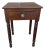 Antique Walnut Sheraton One Drawer Stand, Lebanon County, Pennsylvania, Circa 1830s For Sale