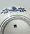 Antique Chinese Japanese Blue White Floral Charger Wall Cabinet Plate 19th Cent For Sale - Image 10 of 10