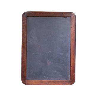 19th C. Framed Students's Personal Schoolhouse Slate Chalkboard c.1880-1910 For Sale
