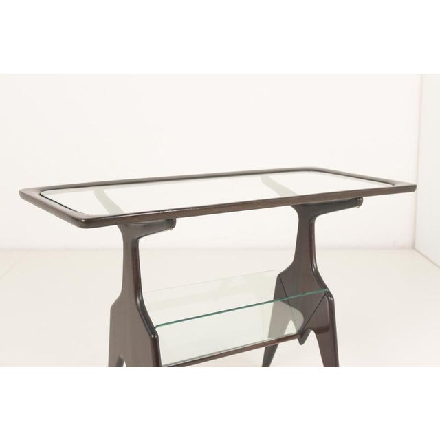 Black Organic Side Table, Italy, 1958 For Sale - Image 8 of 14