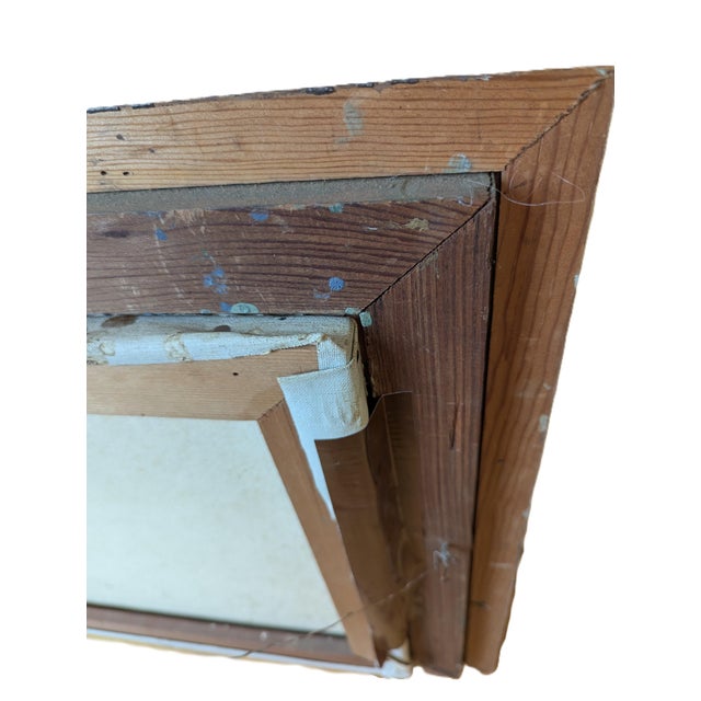 Early 1900's Cityscape, Impressionist Style Oil Painting of Reflections on Water by Artist Lebedeff/Lebedev For Sale - Image 10 of 11