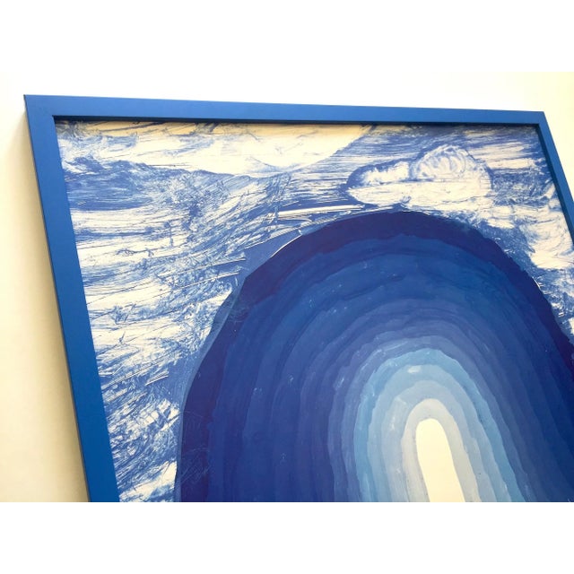 David Hockney David Hockney Vintage 1997 Lithograph Print Framed Spoleto Festival Poster " Orfeo Ed Euride " 1994 For Sale - Image 4 of 13