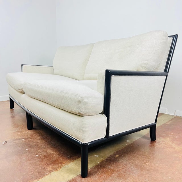Barbara Barry for McGuire Box Back Sofa Chairish