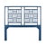 Not Yet Made - Made To Order Finn Standard Bed Queen - Navy For Sale - Image 5 of 12