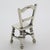Sterling Silver 925 Kitchen Chair Dollhouse Miniature For Sale - Image 6 of 12