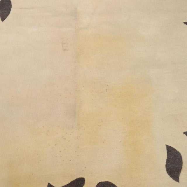 Sartori Floral Rug in Wool, Italy For Sale - Image 5 of 8