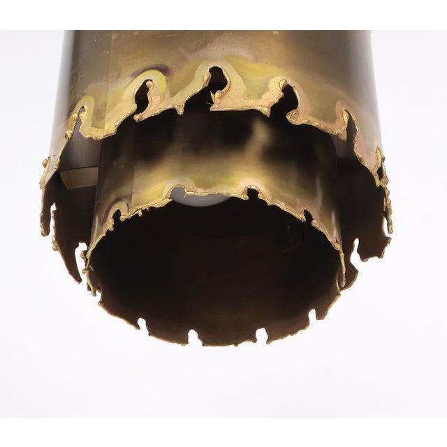 Vintage 6400 Brass Pendant Lamps by Svend Aage Holm Sørensen for Holm Sørensen & Co, 1960s, Set of 2 For Sale - Image 9 of 13