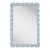 Fleur Home Audubon Bamboo Sticks Rectangle Mirror in Parma Gray, 31.5x39 For Sale