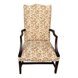 A Vintage Mahogany Hepplewhite Style Lolling Chair, Circa 1970’s