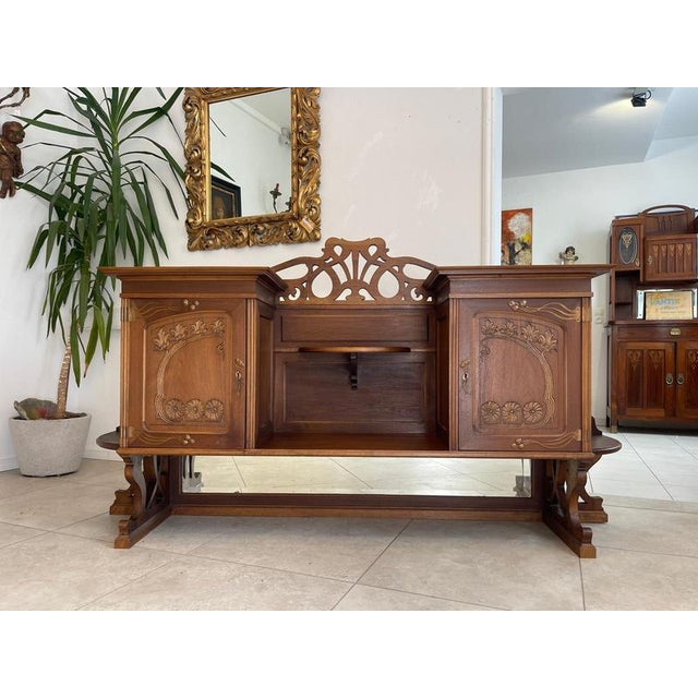 Art Nouveau Attachment Replacement Dispenser Wall Shelf, 1890s For Sale - Image 10 of 10