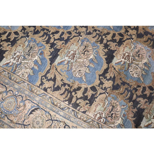 Textile Zabihi Collection Antique Persian Bidjar Stunning Floral Oversize Rug - 10'10" x 17'8" For Sale - Image 7 of 10