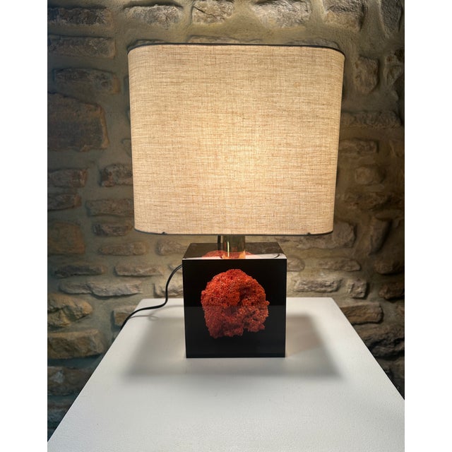 Plastic Table Lamp by Pierre Giraudon, 1970 For Sale - Image 7 of 11