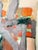 Mid-Century Modern Mid 20th Century Mid Century Modern French Abstract Epressionist Painting on Paper, With Mat, Unframed For Sale - Image 3 of 3