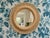 Chinoiserie Vintage Round Handwoven Rattan Mirror With Openwork Knot Motif - 14"diameter Mirror For Sale - Image 3 of 10