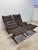 Mid-Century Modern Pair of Ingmar Relling for Westnofa High Back “Siesta” Lounge Chairs With Footrests, 1960s For Sale - Image 3 of 12