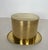 This very beautiful and unusual top hat champagne cooler is made entirely of brass. It is a French work. Circa 1920