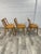 A-nr. 13 vintage chairs [ 3 x] by ton in superb condition price per piece 129 euro with original compagny sticker dims;...