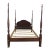 Queen Size Poster Bed Carved James Sterling Cherry For Sale