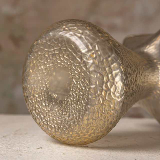 Austrian Iridescent Glass Vase For Sale - Image 6 of 8