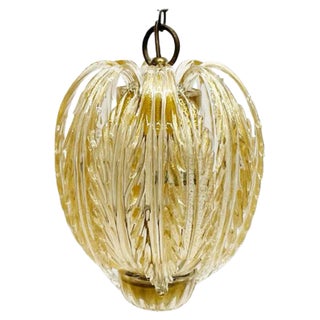 Murano Chandelier Pendant Lamp by Archimedes Seguso, Italy, 1940 For Sale