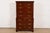 1980s Baker Furniture Georgian Carved Mahogany Eight-Drawer Highboy Dresser For Sale - Image 13 of 13