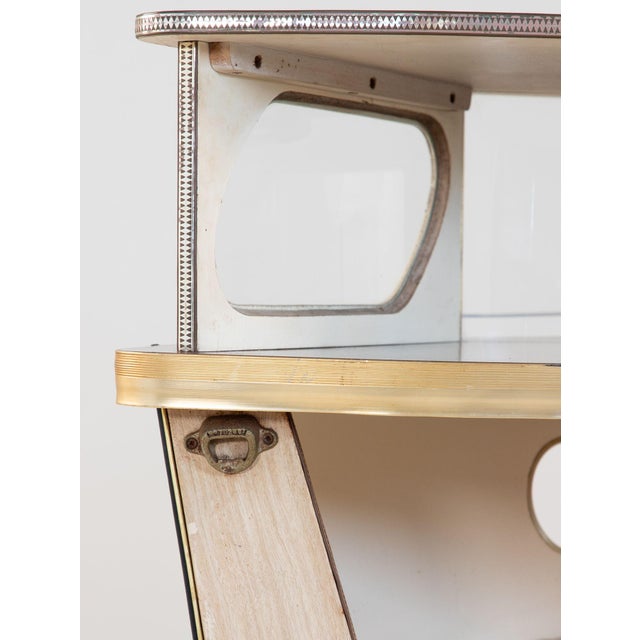 1960s Cocktail Bar in the Shape of a Boat Bow, England 1960s For Sale - Image 17 of 18