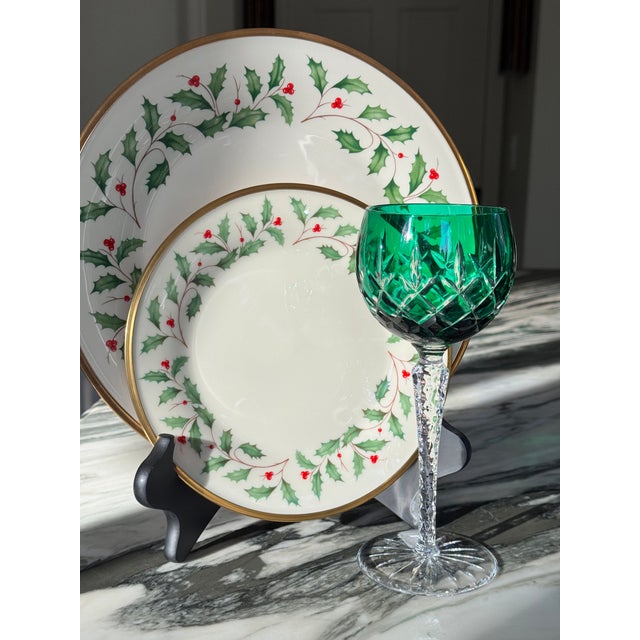 Arabella by Ajka Cut to Clear Wine Hock Glasses - Set of 3 For Sale - Image 9 of 10